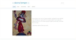 Desktop Screenshot of dawnakemper.com